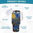 thumbnail image 4 of DIXRUYEE Steel Water Bottles Tumbler Creative Radiant Trees Of Life Pattern 40oz/30oz, 4 of 9