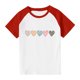 thumbnail image 3 of Blusas y camisas de manga corta con cuello redondo para niños y niñas, blusa de manga corta con estampado de cuello redondo, 3 of 7