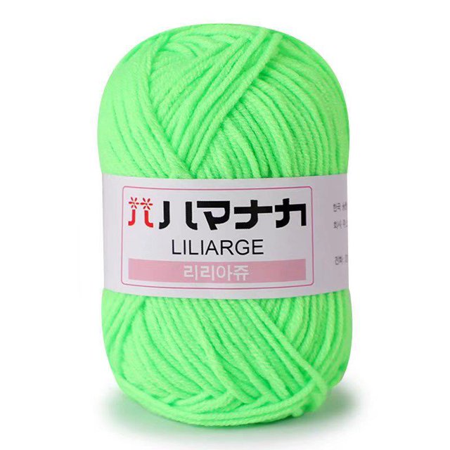 Hilo de tejer de algodón de leche suave de 25g, hilo de algodón de 4 capas para tejer antibolitas de alta calidad para bufanda de ganchillo, suéter, sombrero, muñeca artesanal Dengxun unisex