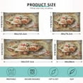 thumbnail image 5 of Pillow Case Plush Pillow Butterfly and Roses on Lace Case standard size/King size/Queen size Bed Pillow Pillowcases, 5 of 9