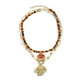 GZCW Women Halloween Necklace Spider Bat Skull Pumpkin Pendant Chain
