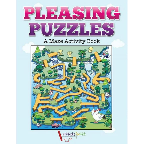 Pleasing Puzzles: A Maze Activity Book (Paperback)