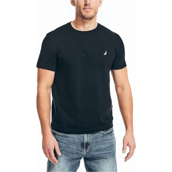 Nautica Men's J-Class T-Shirt, True Black, X-Large