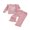 Pink, variant on Cjfdfy Toddler Baby Girl Spring Fall Winter Outfit Baby Girls Little Miss Sassy Pants Clothes Waffled Letter Embroidered Ruffled Trim Long Sleeve Crewneck Sweatshirt and Long Pants 2 Pcs Set