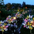 thumbnail image 6 of Solar Garden Lights ,Solar Lights Outdoor Solar Light Butterfly 2 Pack，Waterproof Decorative Butterfly Lights String Lights Style for Outdoor Garden Pathway Lawn Decor, 6 of 9