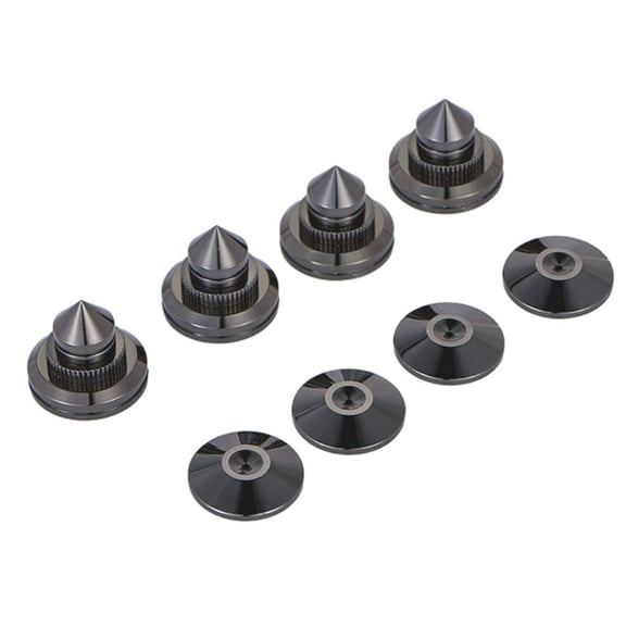 AOOOWER 4pcs Professional Grade Speaker Stand with Adjustable Feet for Music Enthusiasts