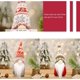 thumbnail image 3 of piezas de adornos navideños de gnomos de peluche de Papá Noel, figuras de elfo enano de Navidad, juguete para exterior, interior, ventana, mesa, adornos navideños, decoración de fiesta, 3 of 5