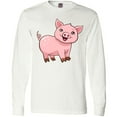 thumbnail image 3 of Inktastic Cute Pig Long Sleeve T-Shirt, 3 of 5