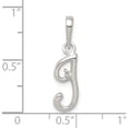 thumbnail image 3 of Sterling Silver Letter I Initial Pendant Made In India qc6512i, 3 of 5