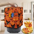 thumbnail image 3 of ZUXONGSY Spooky Black Cat Air Fryer Cover Pressure Cooker Dust Cover with Storage Pockets Large Air Fryer Covers for Kitchen Counter Not Easy to Pilling And Fade Halloween Decor, 3 of 7
