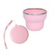 thumbnail image 2 of Vaso de agua plegable de silicona de 200 ml con tapa y cuerda colgante, vaso portátil para viajes, camping y exteriores, para bebidas frías y calientes., 2 of 6