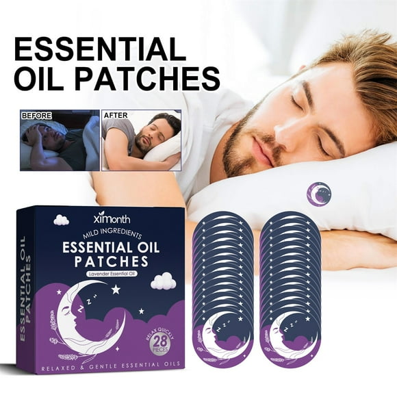 TopLLC Gya Restful Patches With Lavender Clary For Adults Natural Essential Oil Aromatherapy Patches For Peaceful Moments Inhalation Patches For Calm Sleep patch