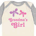 thumbnail image 4 of Inktastic Grandma's Girl Grandchild Butterfly Girls Long Sleeve Baby Bodysuit, 4 of 5