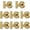 Gold, variant on 2 Pack Chrome Wall Mount Towel Hooks, Heavy Duty Multi-Purpose Hooks for Bathroom Shower Kitchen Hotel Pool