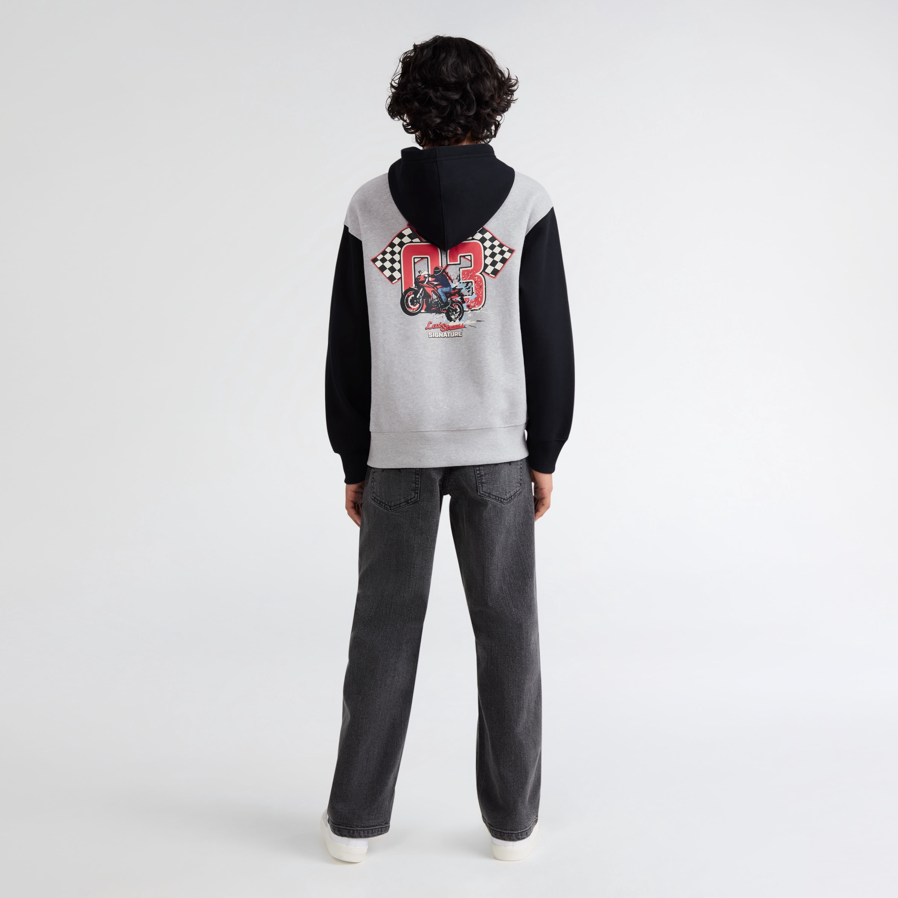 Levi Strauss Signature Boys Fleece Hoodie, Sizes 4-18