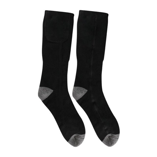 Calcetines térmicos eléctricos para invierno unisex Calentamiento térmico con pilas cálido Negro Sunnimix calcetines calentadores ajustables