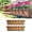 24" (61cm) x 2 Pack, variant on 16 Inch Deck Railing Hanging Basket, 4 Pack Black Metal Flower Box with Coco Liner, Outdoor Window Planter for Fence Balcony Garden Patio Porch Farmhouse Decor