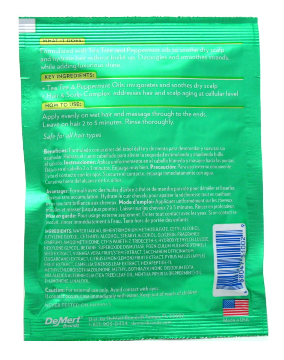 Hi-Pro Packette Tea Tree & Mint Oil Hair Masque 1.75 Ounce (8 Pack)