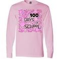 thumbnail image 3 of Inktastic 100 Days of School Stars in Pink Long Sleeve T-Shirt, 3 of 5