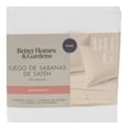 thumbnail image 4 of Juego de Sábanas Better Homes & Gardens 4 Piezas Tamaño King Diseño Liso Blanco, 4 of 4