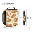thumbnail image 5 of Haosy Cute Capybaras Doing Various Activities Reusable Lunch Box Men/Women Insulated Lunch Bag for School Picnic Travel, 5 of 6