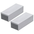 thumbnail image 2 of 2Pcs Aluminum Heat Radiator Heatsink Kit, Compact Sizes, High Efficiency for Electronic Chip CPU, Wide Application As PCB Heat Sink, 2 of 8