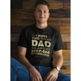 thumbnail image 2 of GOSMITH Dad And Step-dad T-Shirt Men, Male x-Large xl, 2 of 4