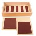 thumbnail image 5 of AMLESO Wooden Montessori rial Material Rough and Smooth Boards Kids Early Tactile Touch, 5 of 5