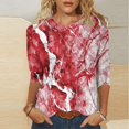 thumbnail image 2 of Pisexur Chandails en Molleton d'Halloween pour Femmes Manches 3/4 Col Rond Chandails en Molleton Graphiques Amusants Chandails à Capuchon Chandail Tops Tendance Automne Chandail Tops Blouses, 2 of 5