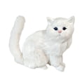 thumbnail image 4 of Figura de gato realista figura de gato foto de juguete, lindo animal relleno de réplica de mascotas para el hogar, coche, sala de estar Estilo a, 4 of 8
