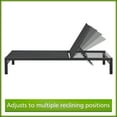 thumbnail image 2 of Mainstays Dashwood Sling Chaise Lounger 2pk, Black, 2 of 5