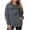Dark Gray, variant on Zip Up Hoodie Women Textured Bomber Lightweight Jacket Fall Casual Long Sleeve Hoodies Cable Knit Jackets with Hood (Grey, XL)