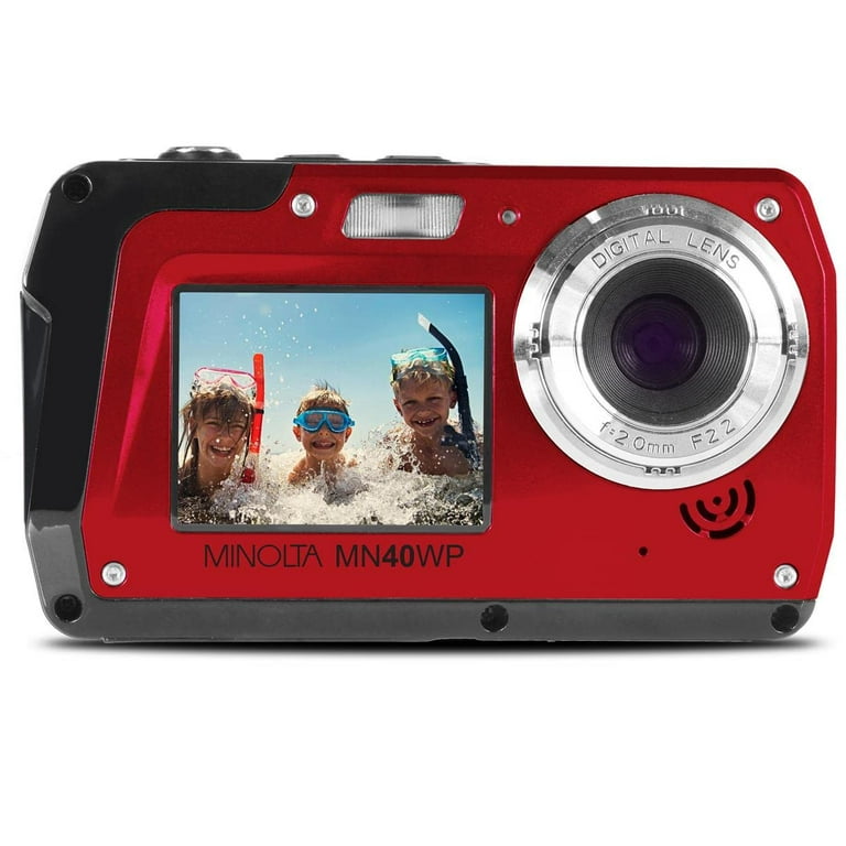 Minolta 48 MP Waterproof Digital Camera with Photo & Video