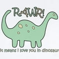 thumbnail image 2 of CafePress - Dinosaur Rawr' Infant Bodysuit - Baby Light Bodysuit, Size Newborn - 24 Months, 2 of 4
