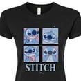 thumbnail image 3 of Disney - Lilo & Stitch - All The Expressions of Stitch - Juniors Fitted Graphic T-Shirt, 3 of 5