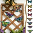 thumbnail image 1 of Sentmoon Wall Art Wall Art Decor Rural Home Creatives Iron Butterflys Wall Decoration Wall Decoration Wall Hanging Living Room Background Wall Decoration 4PC, 1 of 7
