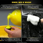 (4 pack) Meguiars Ultimate Car Wash and Wax, Hybrid Glossy Shine and Protection, 48 fl oz.