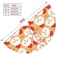 thumbnail image 3 of Yiaed Cartoon Chicken Print Christmas Tree Skirt , Tree SkirtsTree Mat for Christmas Winter Holiday Indoor Decorations-30", 3 of 7