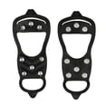thumbnail image 1 of 2x1 Par 8 Dientes Antideslizante Hielo Nieve Zapato Caminar Tacos Empuñaduras Crampon Tracción M Sunnimix Tacos para caminar sobre hielo y nieve, 1 of 8