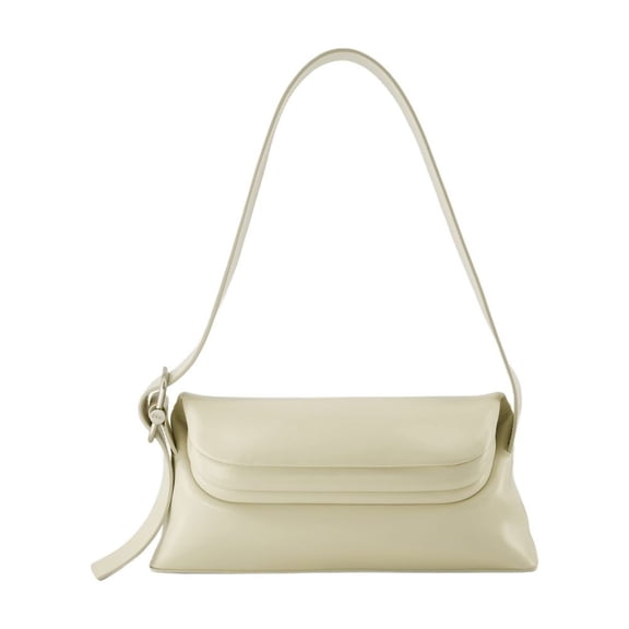 Osoi Women's Hobo Folder Brot Bag - Leather - Cream Neutrals
