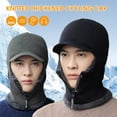 thumbnail image 2 of Mens Winter Warm Wool Hat - Thickened Knitted Cycling Hat - Windproof Sun, 2 of 8