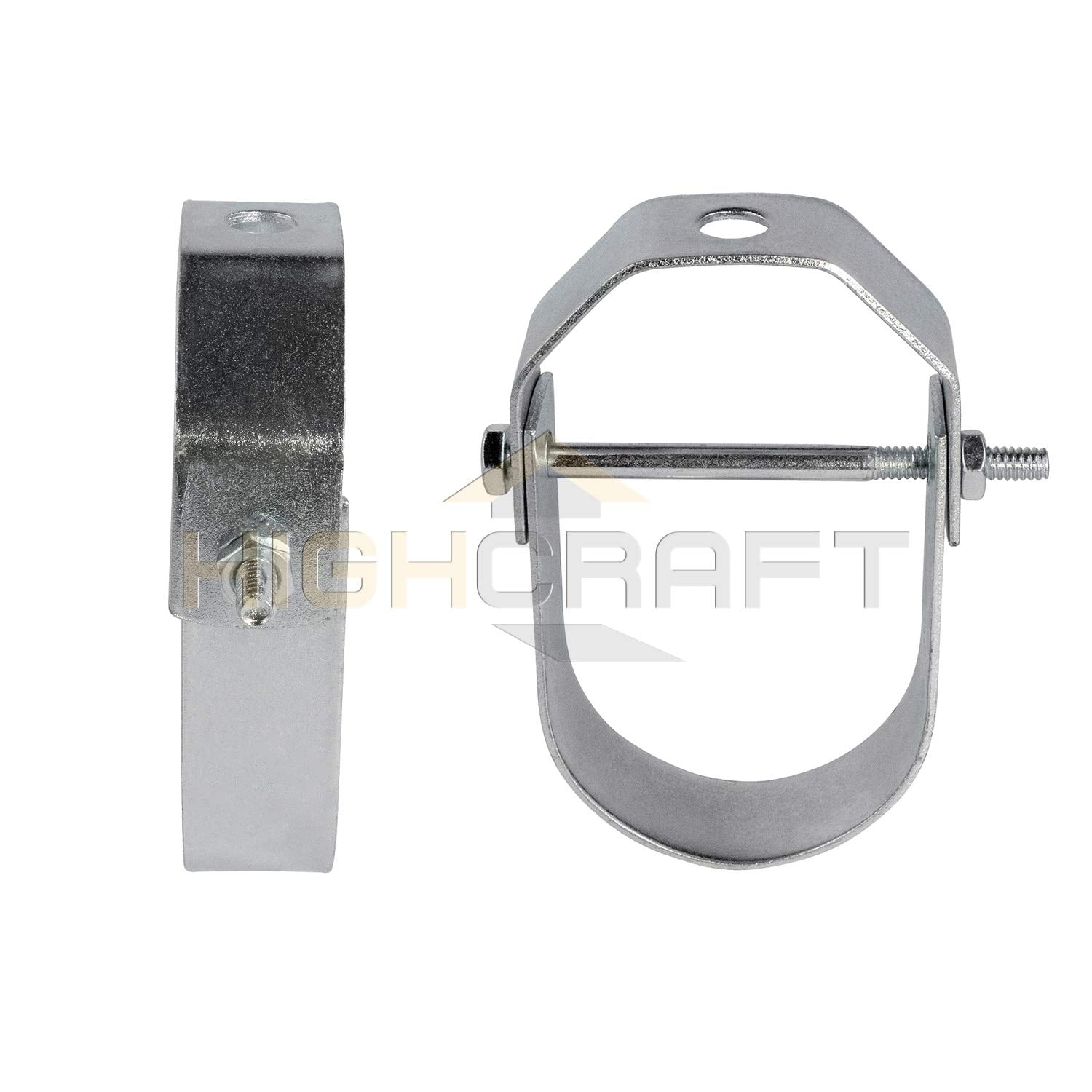 Highcraft 16 in. Clevis Hanger for Vertical Pipe Support in Standard Electro Galvanized Steel (5-Pack)