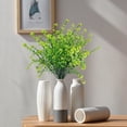 thumbnail image 4 of MMJ Artificial Flower Ornament Silk Plant for Living Room Tabletop Office Decoration 13.8x5.9in, 4 of 6