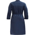 thumbnail image 2 of XINQIHANG Men's Waffle Robe, Lightweight Knee Length Kimono Bathrobe, Nightgown Shower Robe for Spa, 2 of 6