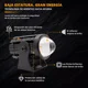 thumbnail image 5 of Par De Faros Led Auxiliares De Doble Color Para Coche Y Moto, 5 of 8