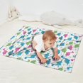 thumbnail image 2 of White Cartoon Dinosaurs Blanket,Comfortable Soft Flannel Throw Blanket,All Season,Warm Lightweight Blankets for Sofa Bed Couch Living Room Chair,30"x40", 2 of 4
