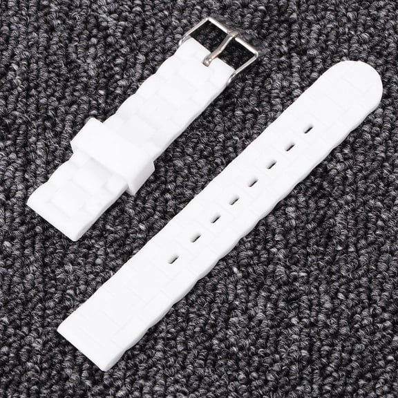 KONTONTY Soft Silicone Replacement Watch Band Strap, Lightweight and for Men and Women, 1 Piece