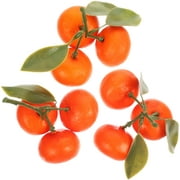 3pcs Kitchen Table Fake Orange Realistic Orange Artificial Fruit Faux Fruit Decor