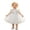 b-815White379, variant on MEZZALL Elegant Girls Formal Dress Layered Skirt And Satin Bodice Party Gown Girls Solid Color Cozy Dresses