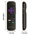thumbnail image 5 of 2 Pack - OEM Replacement Remote Control fit for All Hisense Roku TV Smart 4K Ultra HDTV 【Only Works with Hisense Roku TV, Not for Roku Stick and Roku Box】 (Netflix/Disney Plus/Apple TV+ / Hulu), 5 of 8